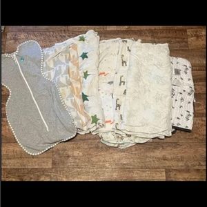 Baby swaddles, Muslim blankets, and sleep sac